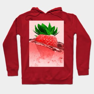 Cute Red Faded Strawberry T-Shirt Tee For Women Men Hoodie